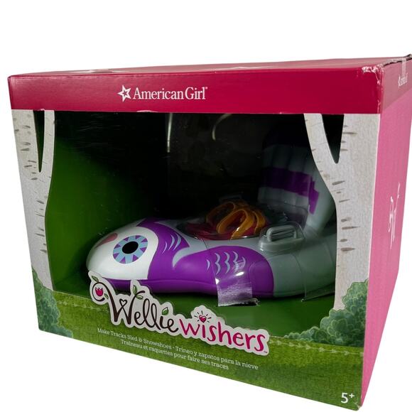 American Girl Wellie Wishers Make Tracks Owl Sled & Snowshoes 2017 - Picture 1 of 11